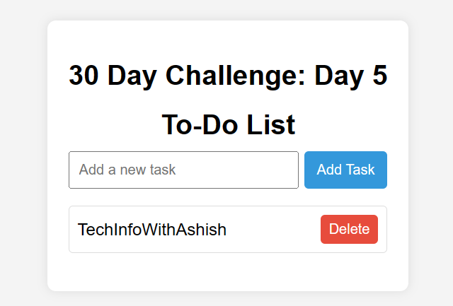 30DayChallengeDay5 image